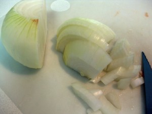 how to slice onion