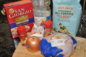 ingredients for cream chicken recipe