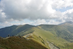 slovak mountain scenery in low tatras