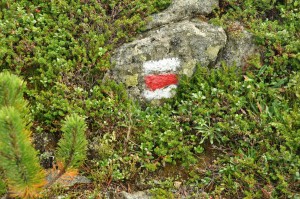 european trail blaze marker