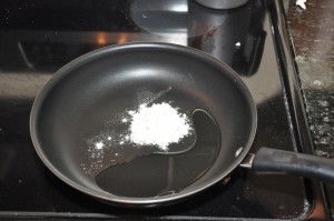 oil and flour