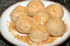 Slovak whole wheat plum dumplings