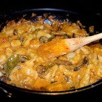Vegetable Stew with Dumplings (Vegetariansky Paprikáš)