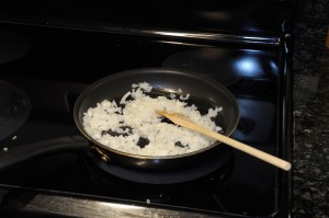 onions frying