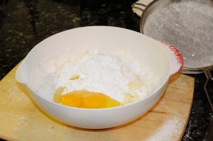 ingredients for dough